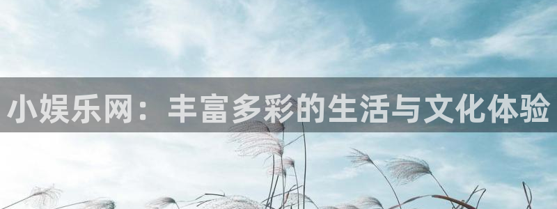 下载蓝图娱乐：小娱乐网：丰富多彩的生活与文化体验